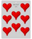 Hearts With Love Chocolate Mould - Click Image to Close